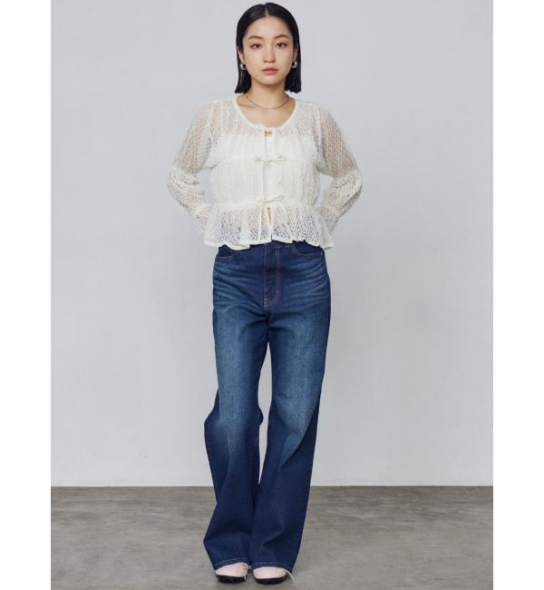 EMODA「2WAYギャザーリボンニット」|ニット・セーター|