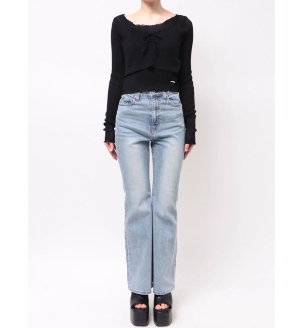 EMODA「2ピースシアーギャザーニット」|ニット・セーター|