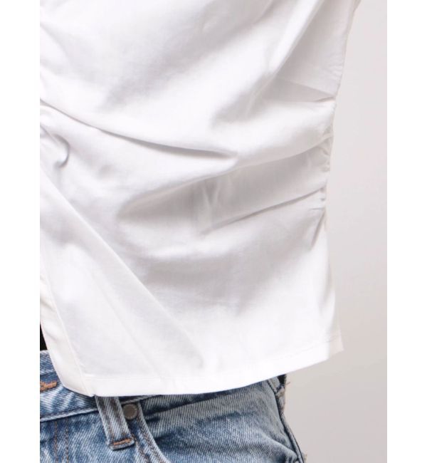 EMODA「ギャザーフロントスキッパーシャツ」|Tシャツ・カットソー|