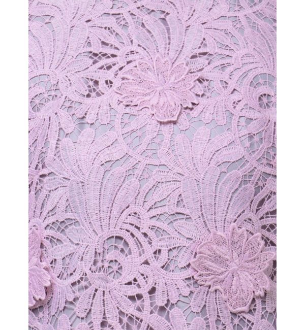 MERCURYDUO「3Dスカラップレースミニワンピース」|ワンピース|