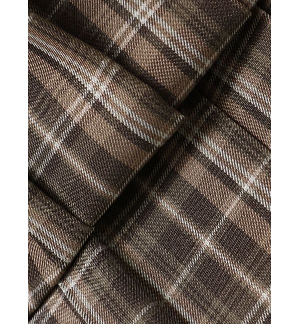 MERCURYDUO「オリジナルチェックプリーツレイヤードスカート」|スカート|