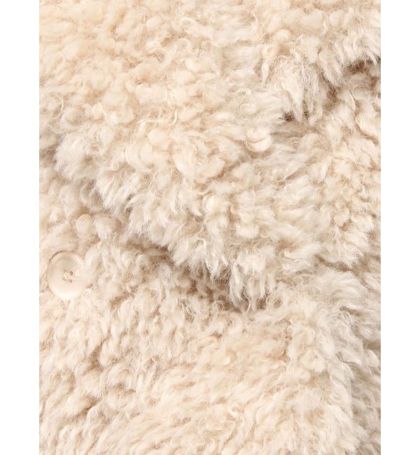 MERCURYDUO「テーラードカラーフェイクファーショートコート」|その他|