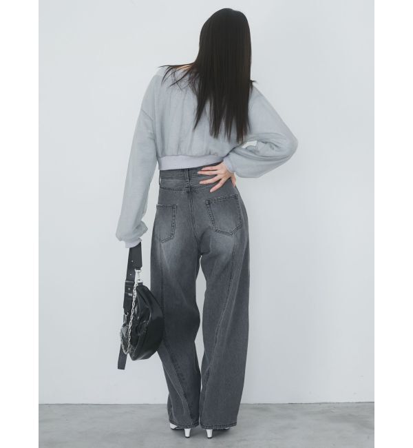 MURUA「バレルレッグコクーンシルエットデニム」|デニム|