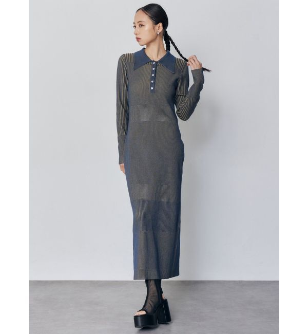 MURUA「リブニットロングワンピース」|ワンピース|