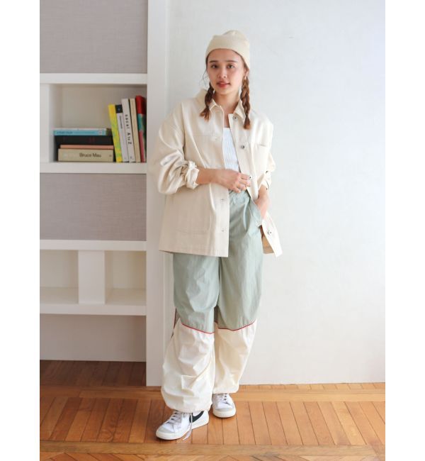 Ungrid「カラーブロッキングナイロンパンツ」|その他|