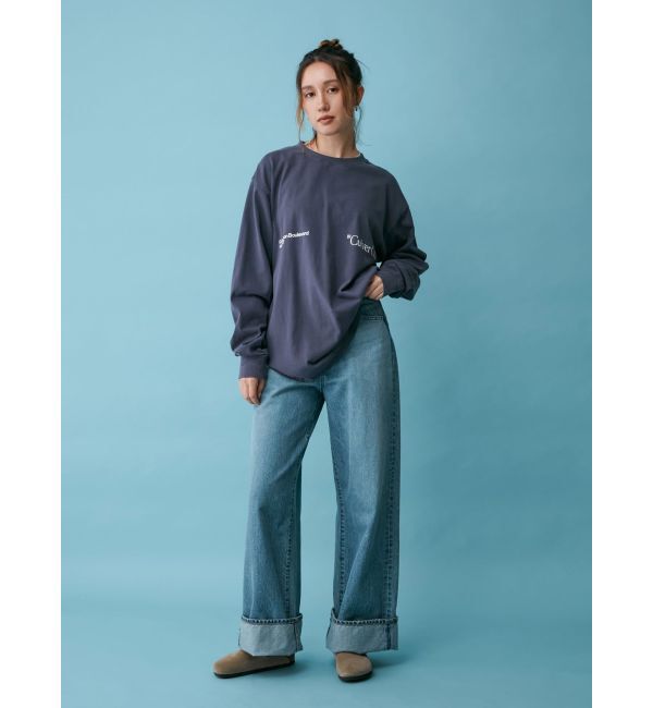 Ungrid「ロールアップルーズデニム」|デニム|