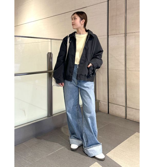 Ungrid「ロールアップルーズデニム」|デニム|