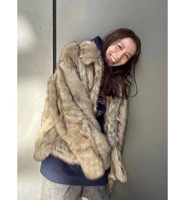 Ungrid「ボリュームデザインファーコート」|その他|