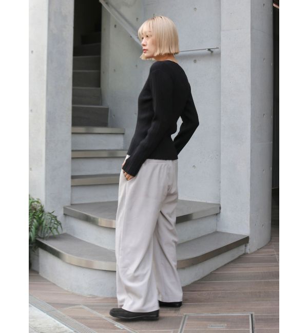 Ungrid「【WEB限定】ウエストギャザーデザインラフパンツ」|その他|