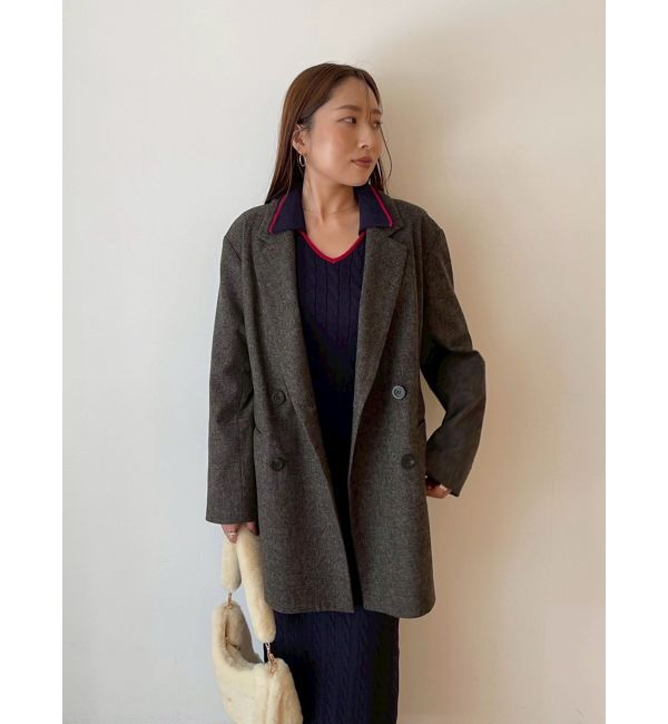 LAGUNAMOON「ウールロングテーラードジャケット」|テーラードジャケット|