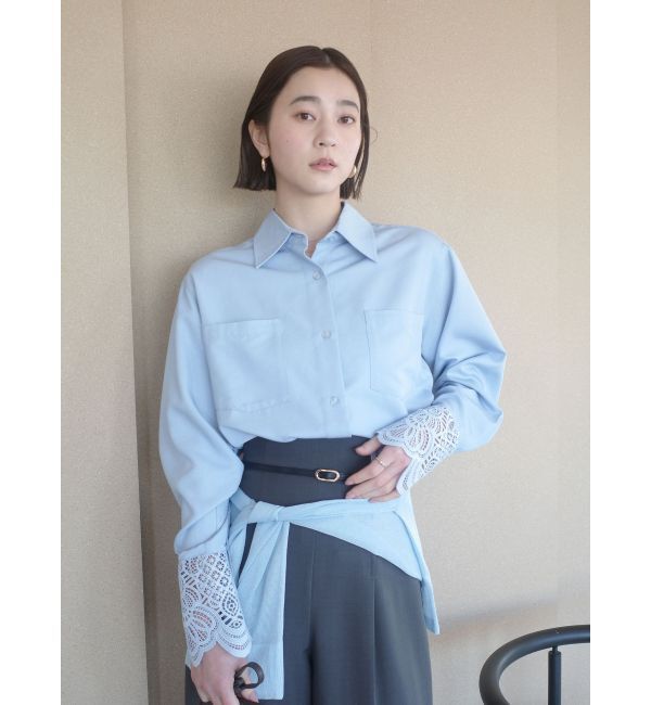 LAGUNAMOON「バイカラーベルトパンツ」|その他|