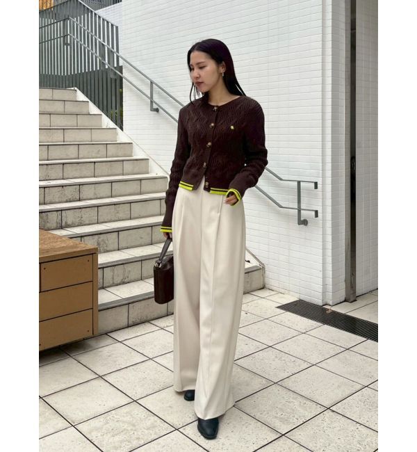 LAGUNAMOON「バイカラーベルトパンツ」|その他|