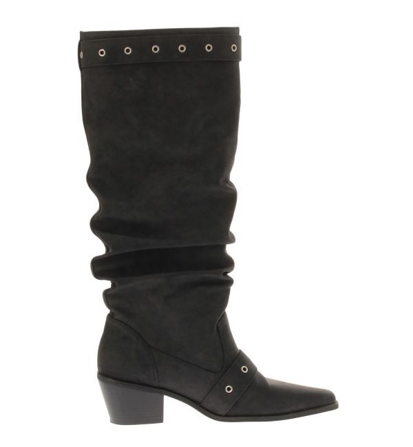 jouetie「ルーズウエスタンベルトブーツ」|ロングブーツ|