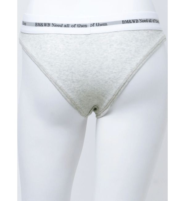 GYDA「BM＆WB JQリブUNDERWEAR」|インナー|