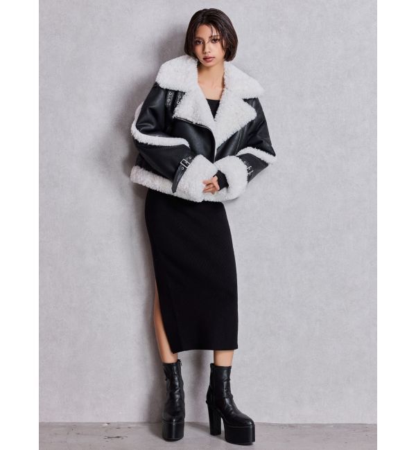 GYDA「ECO MOUTON RIDERSジャケット」|ライダースジャケット|