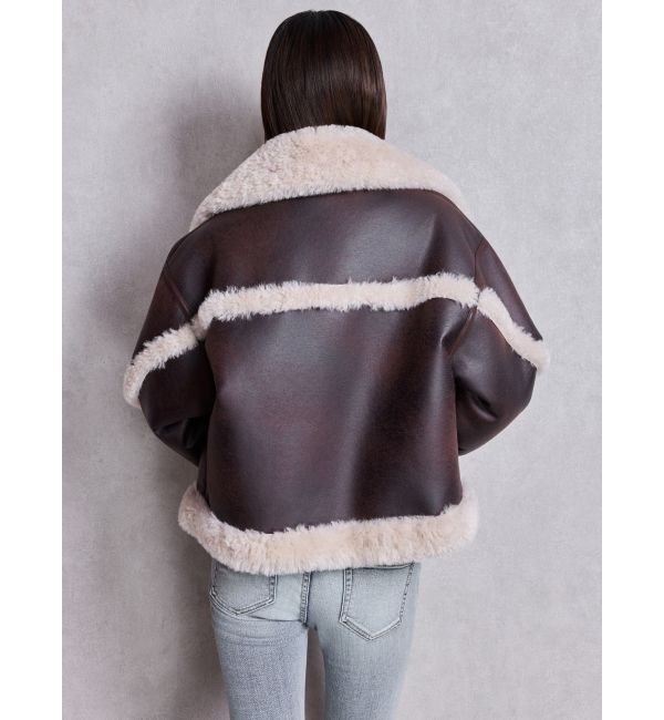 GYDA「ECO MOUTON RIDERSジャケット」|ライダースジャケット|