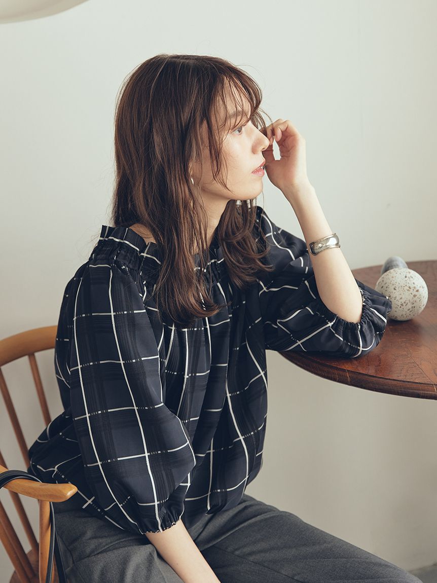 Mila Owen「後リボンボリュームオフショルブラウス」|シャツ・ブラウス|