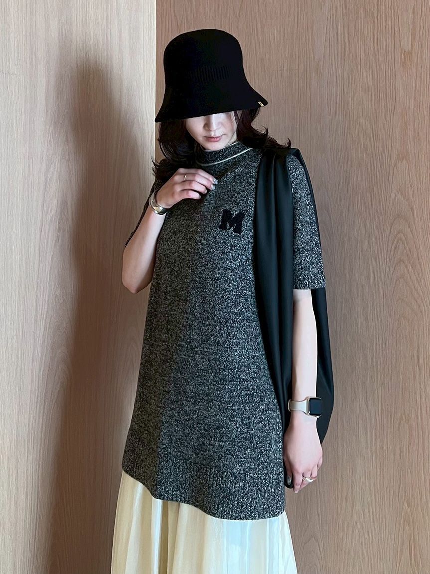 Mila Owen「Mサガラウールブレンドミニニットワンピース」|ワンピース|