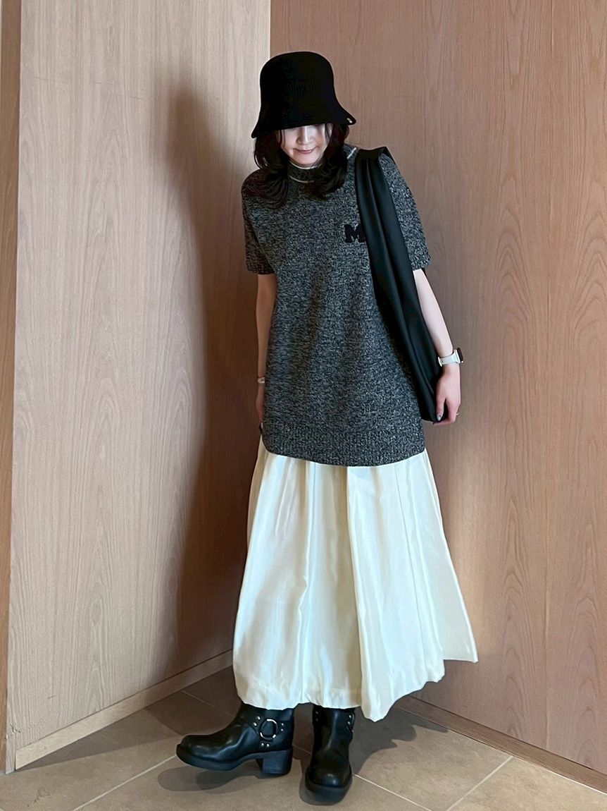 Mila Owen「Mサガラウールブレンドミニニットワンピース」|ワンピース|