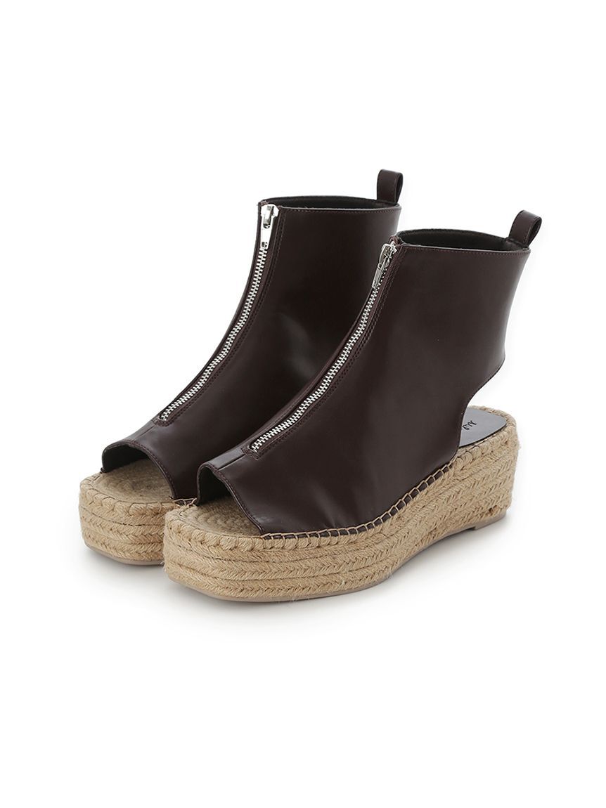 Mila Owen「ジュートウェッジブーツサンダル」|サンダル|