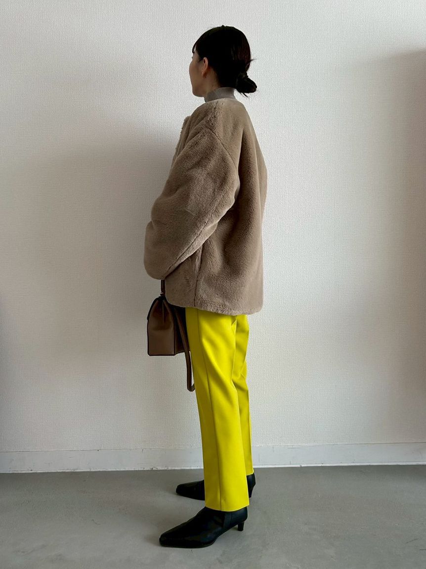 Mila Owen「後ろゴムテーパードパンツ」|チノ|