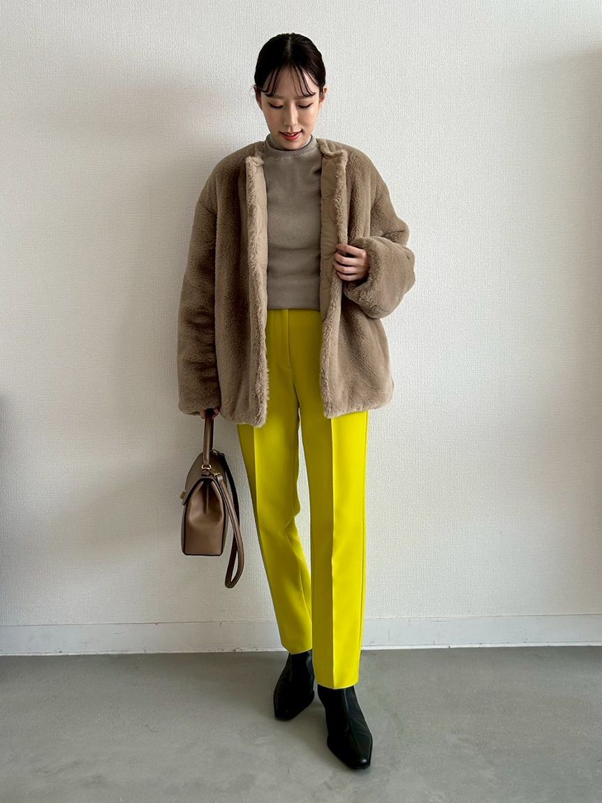 Mila Owen「後ろゴムテーパードパンツ」|チノ|