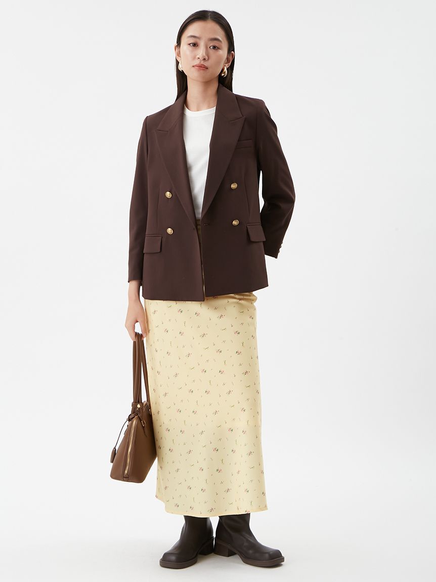 Mila Owen「小花柄プリントナロースカート」|スカート|