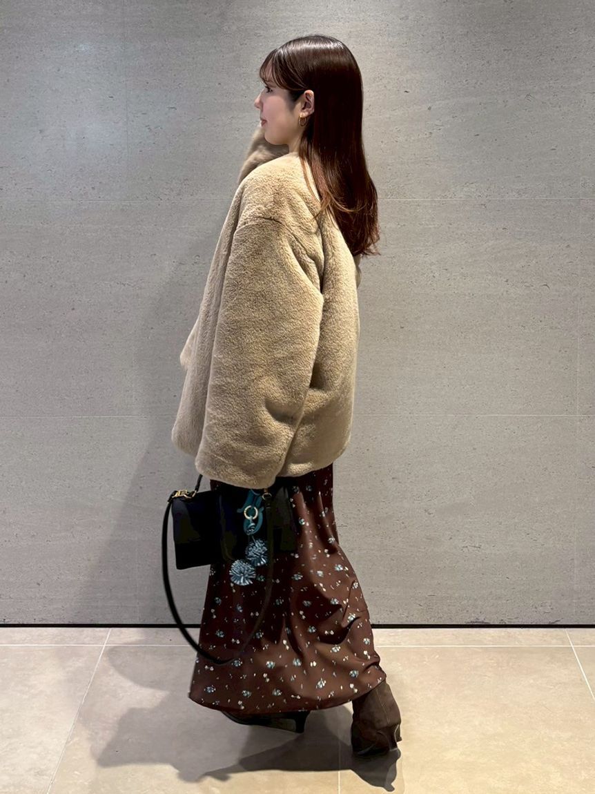 Mila Owen「小花柄プリントナロースカート」|スカート|