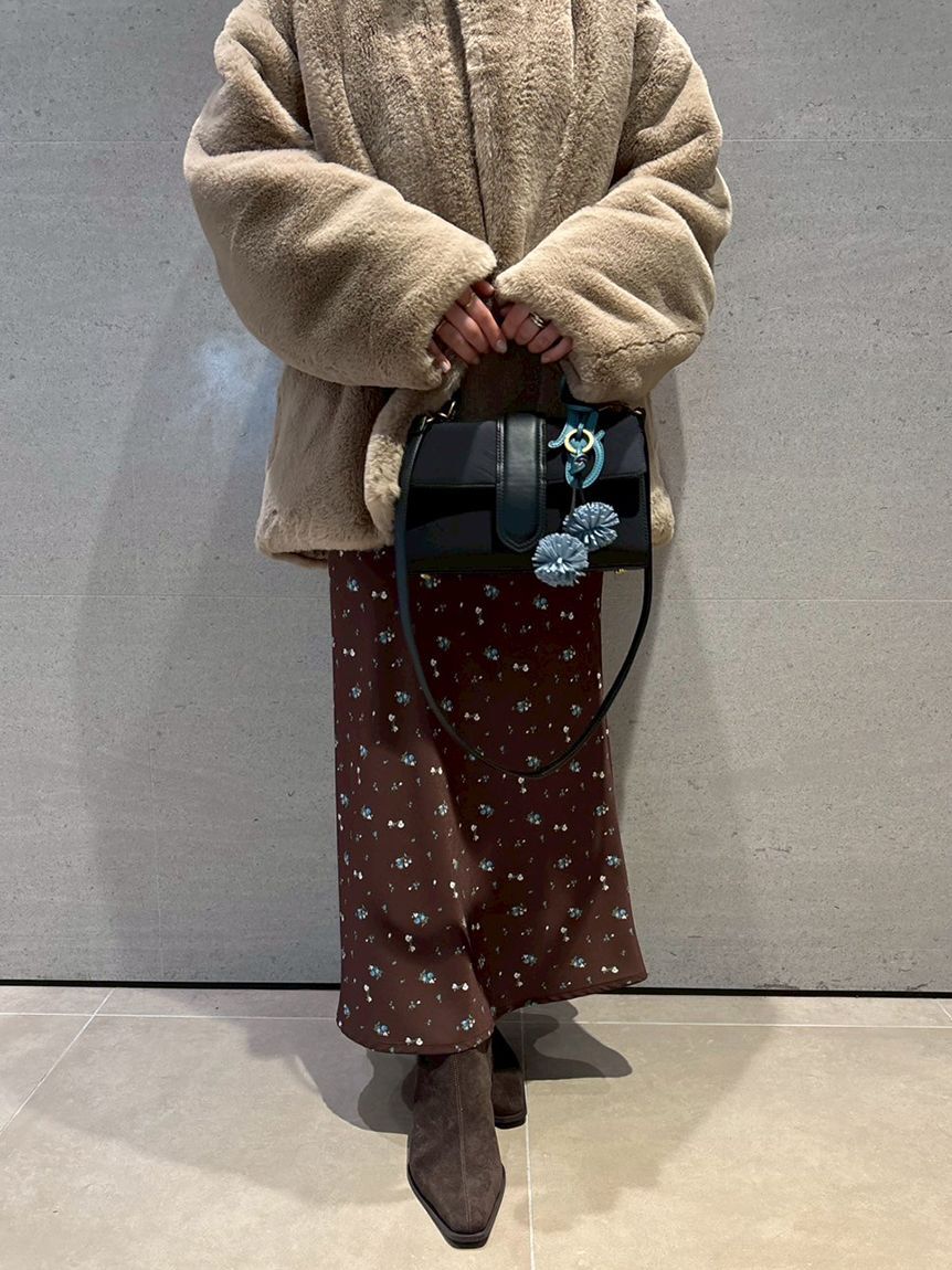 Mila Owen「小花柄プリントナロースカート」|スカート|