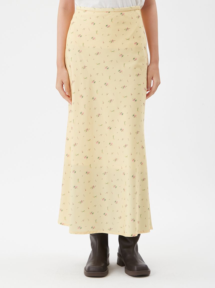 Mila Owen「小花柄プリントナロースカート」|スカート|