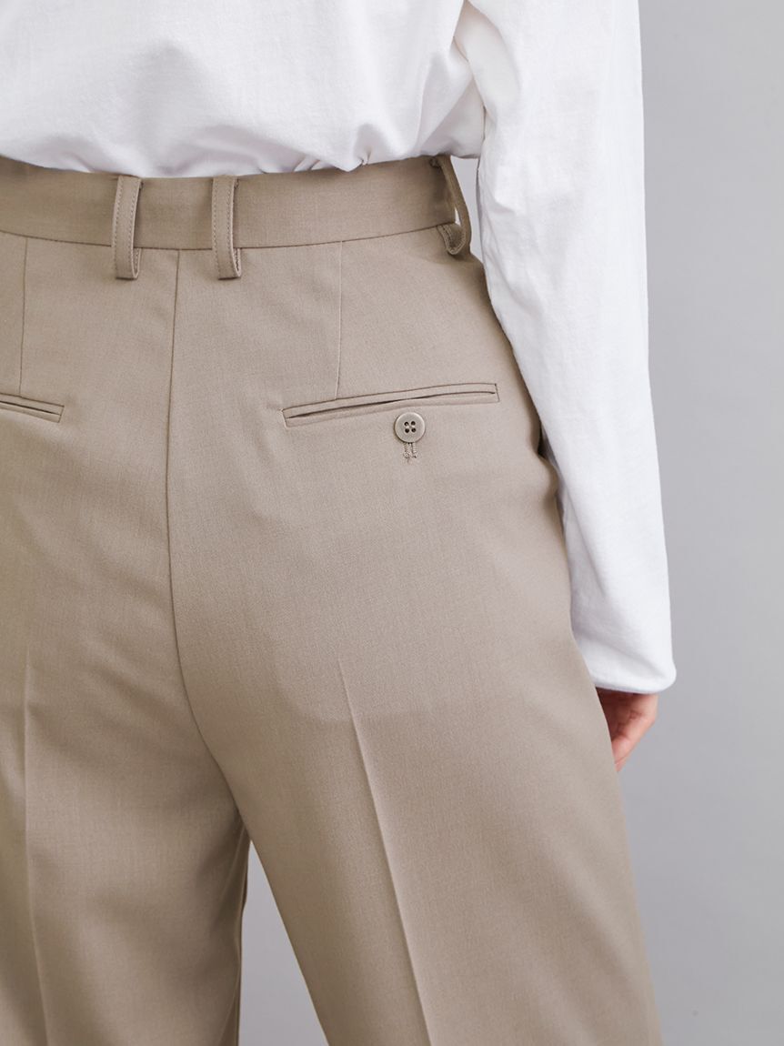 Mila Owen「テーラードトラウザー」|チノ|