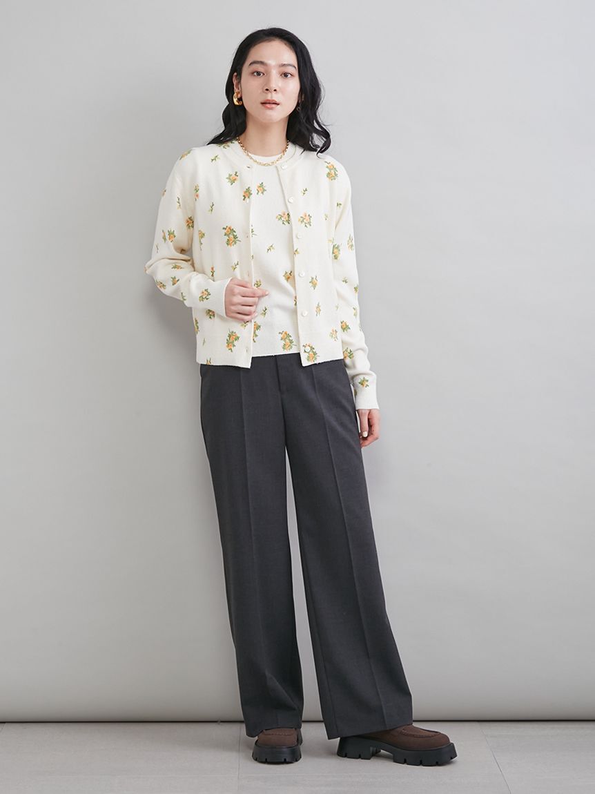 Mila Owen「テーラードトラウザー」|チノ|