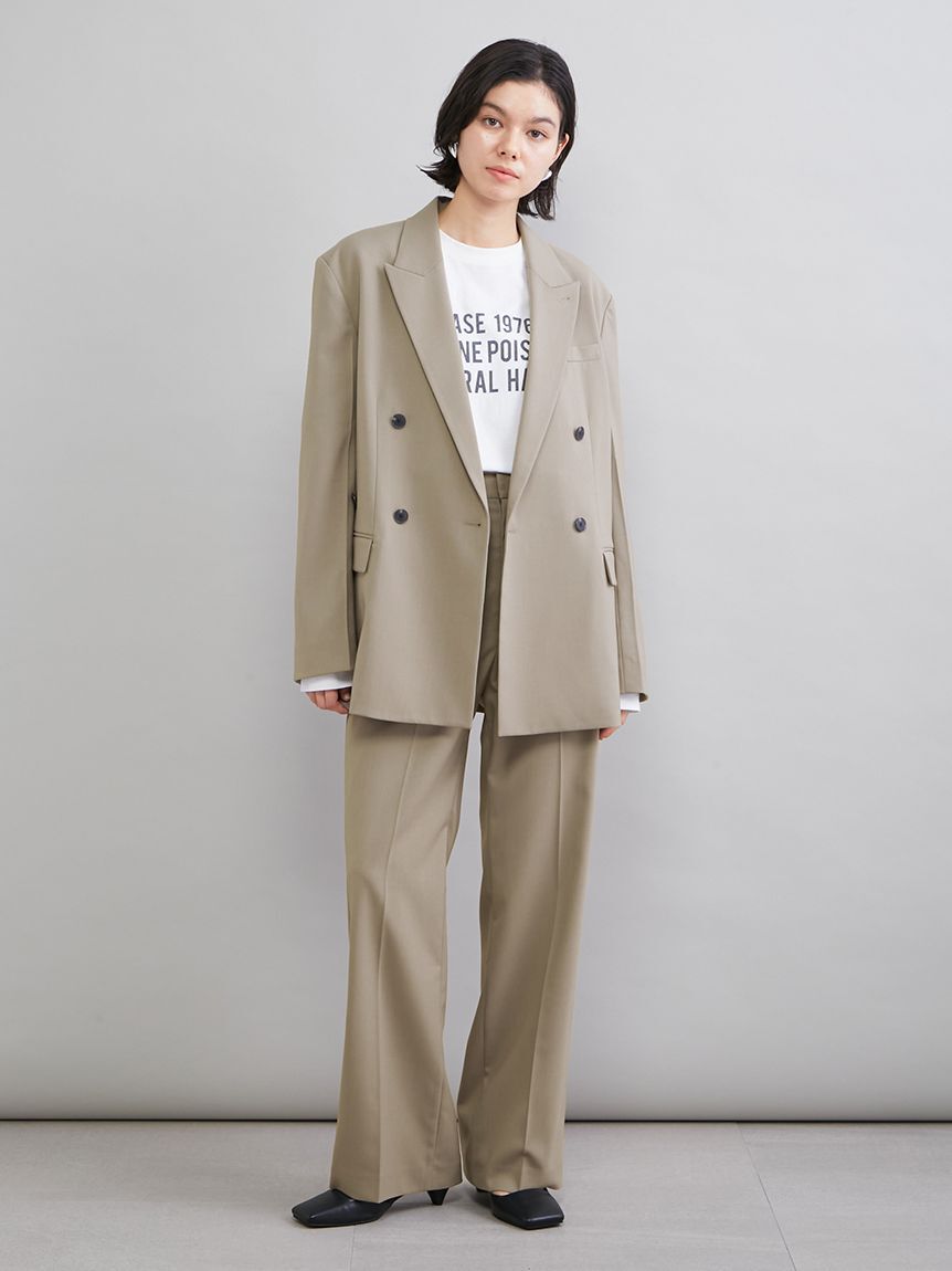 Mila Owen「テーラードトラウザー」|チノ|