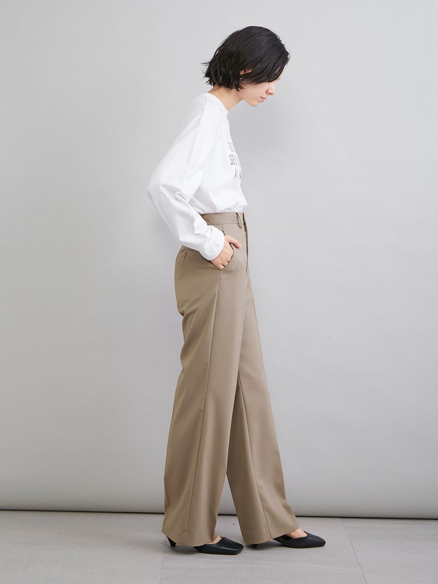 Mila Owen「テーラードトラウザー」|チノ|