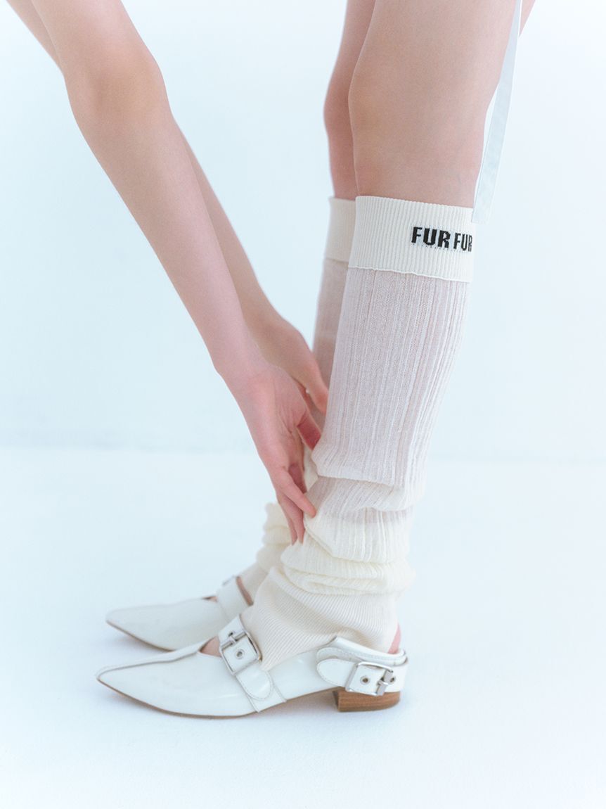 FURFUR「【WEB限定カラー】ダブルストラップバブーシュ」|パンプス|