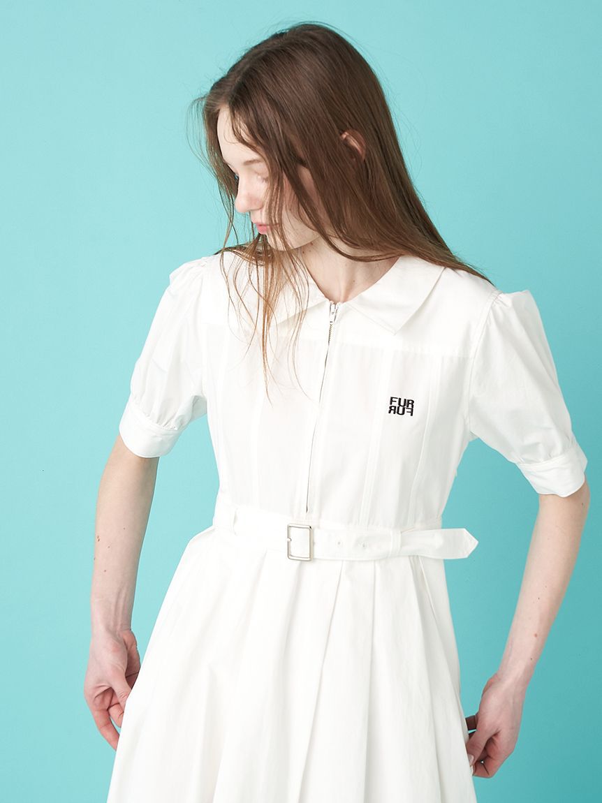 FURFUR「【限定サイズ】フラットカラーシャツワンピース」|ワンピース|