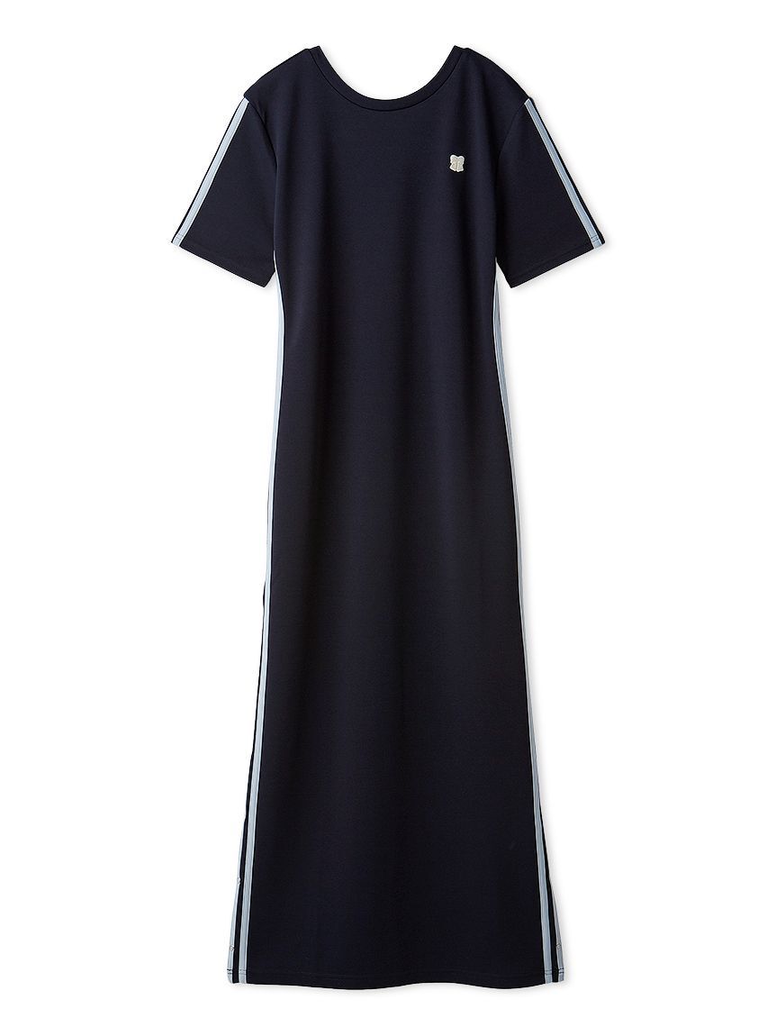 FURFUR「リボンロゴラインカットワンピース」|ワンピース|NVY