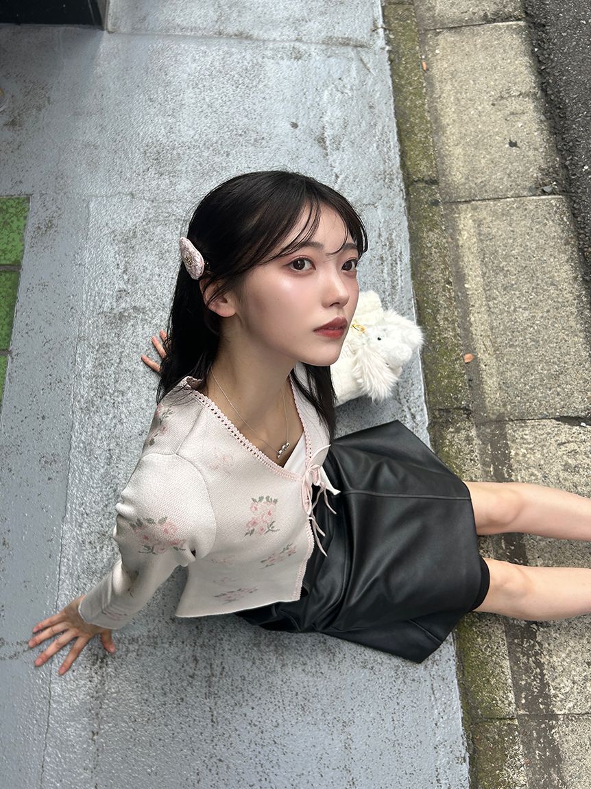 FURFUR「【限定カラー】ツイードロゴヘアピン」|ヘアバンド|