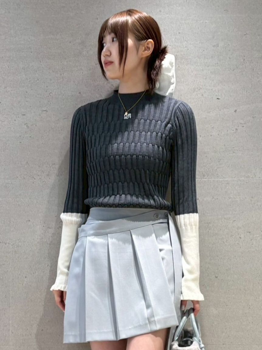 FURFUR「スクエアビッグシュシュ」|ヘアバンド|