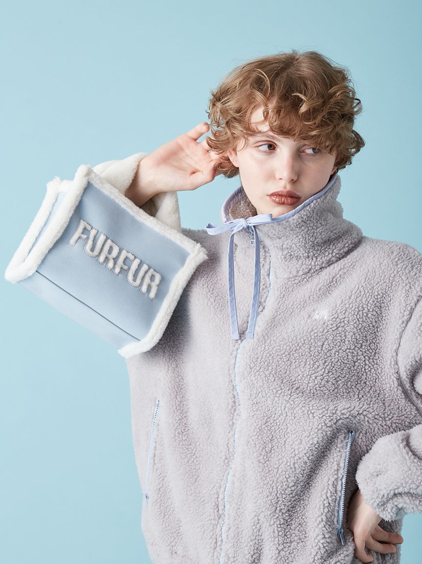 FURFUR「【WEB・一部店舗限定カラー】ムートンロゴトートバッグ」|トートバッグ|