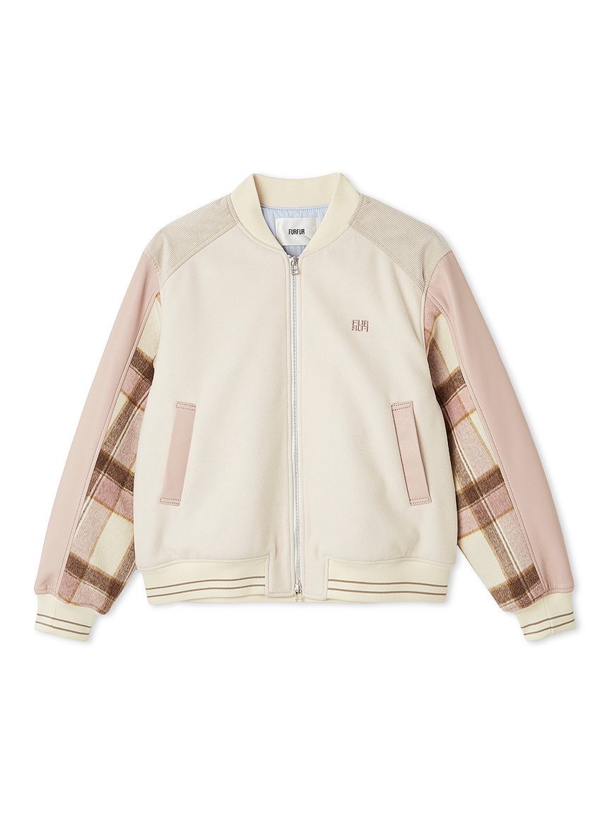 FURFUR「パッチワークスタジャン」|ブルゾン・スタジャン|PNK