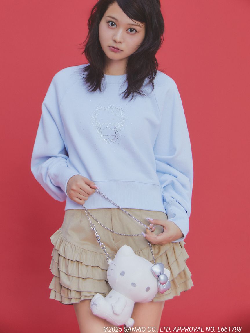 FURFUR「【WEB・一部店舗限定カラー】HELLO KITTYクリスタルスウェット」|スウェット・ジャージ|