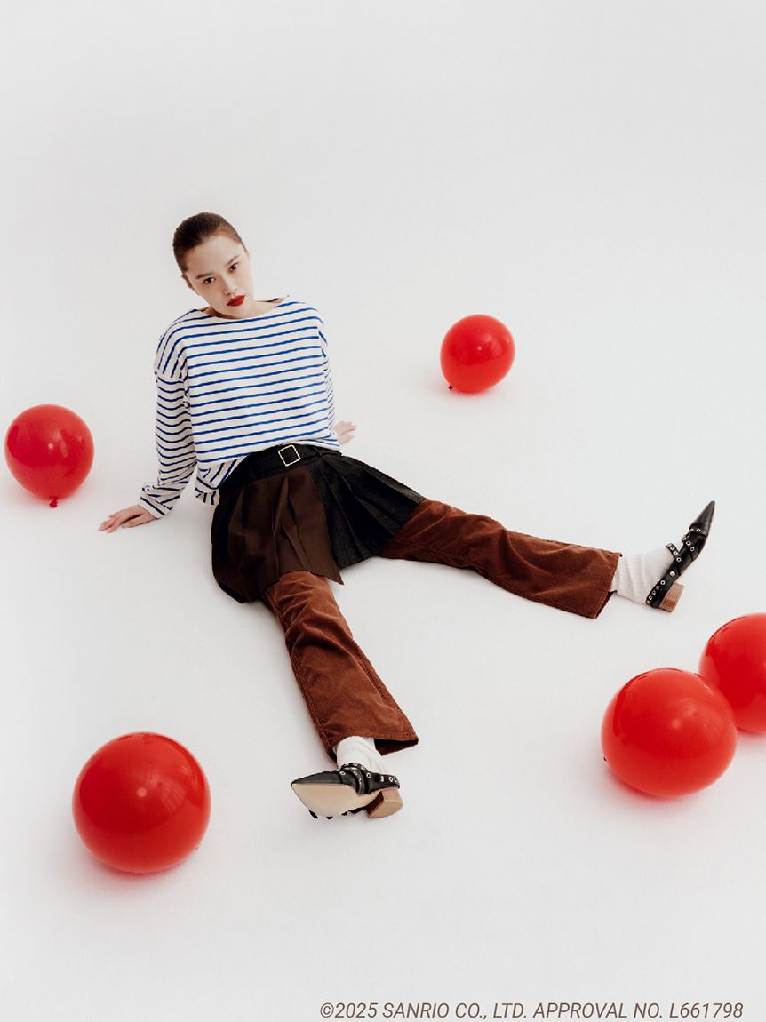 FURFUR「HELLO KITTYボーダーカットソー」|Tシャツ・カットソー|