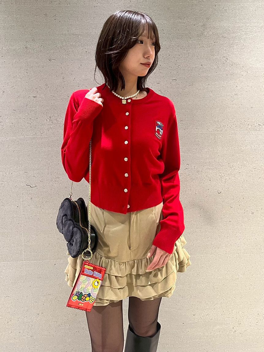 FURFUR「HELLO KITTYワッペンカーディガン」|カーディガン|