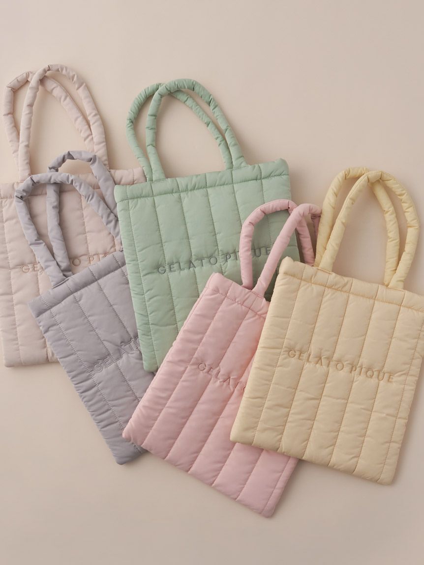 gelato pique「【ONLINE限定】キルティングトートバッグ」|トートバッグ|