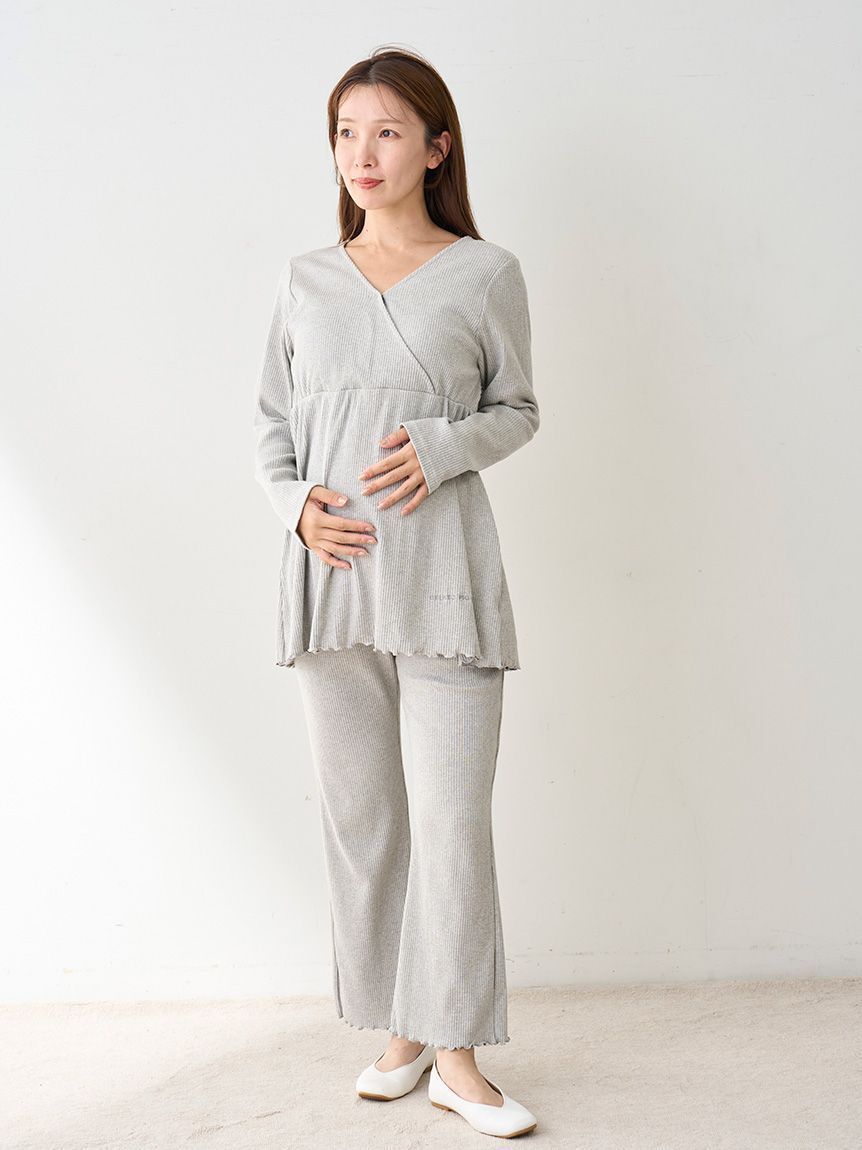 GELATO PIQUE KIDS & BABY「マタニティリブロングパンツ」|マタニティ・ママグッズ|