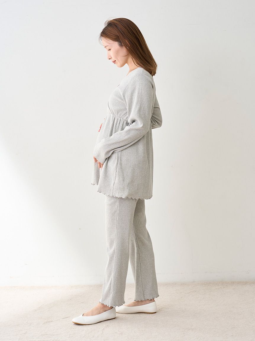 GELATO PIQUE KIDS & BABY「マタニティリブロングパンツ」|マタニティ・ママグッズ|