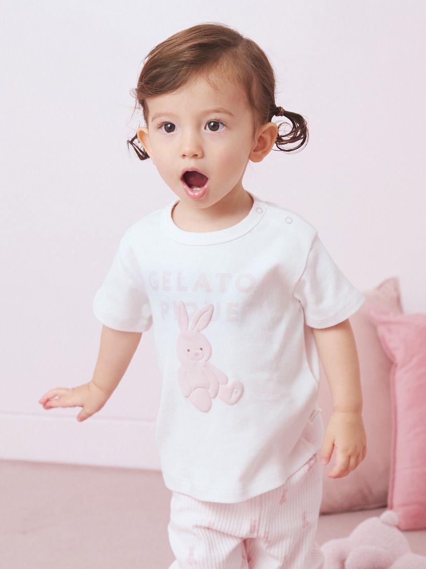 GELATO PIQUE KIDS & BABY「【BABY】ぬいぐるみワンポイントTシャツ」|その他ベビーウェア|