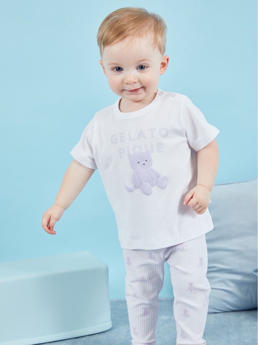 GELATO PIQUE KIDS & BABY「【BABY】ぬいぐるみワンポイントTシャツ」|その他ベビーウェア|