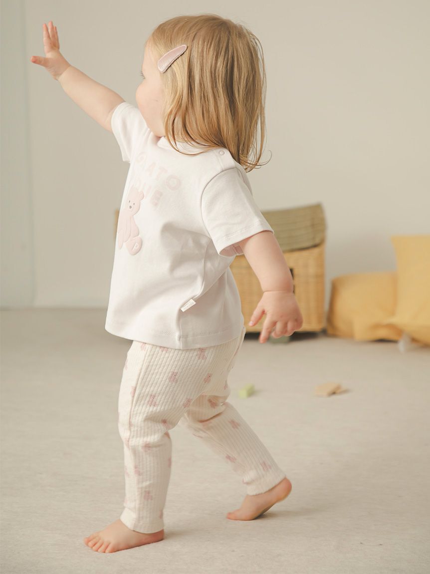 GELATO PIQUE KIDS & BABY「【BABY】ぬいぐるみワンポイントTシャツ」|その他ベビーウェア|